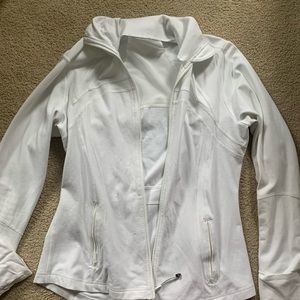 White lulu lemon jacket